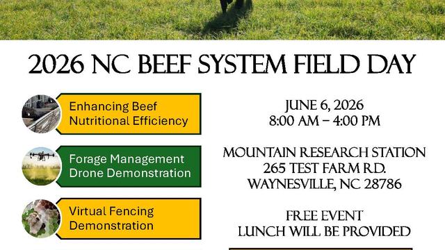 2026 Beef Field Day Flyer