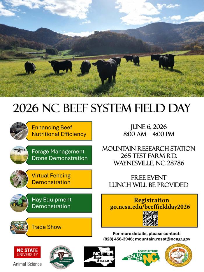 NC Beef System Field Day Flyer