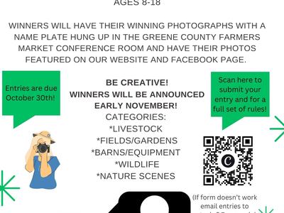 4-H Photography Contest Flyer
