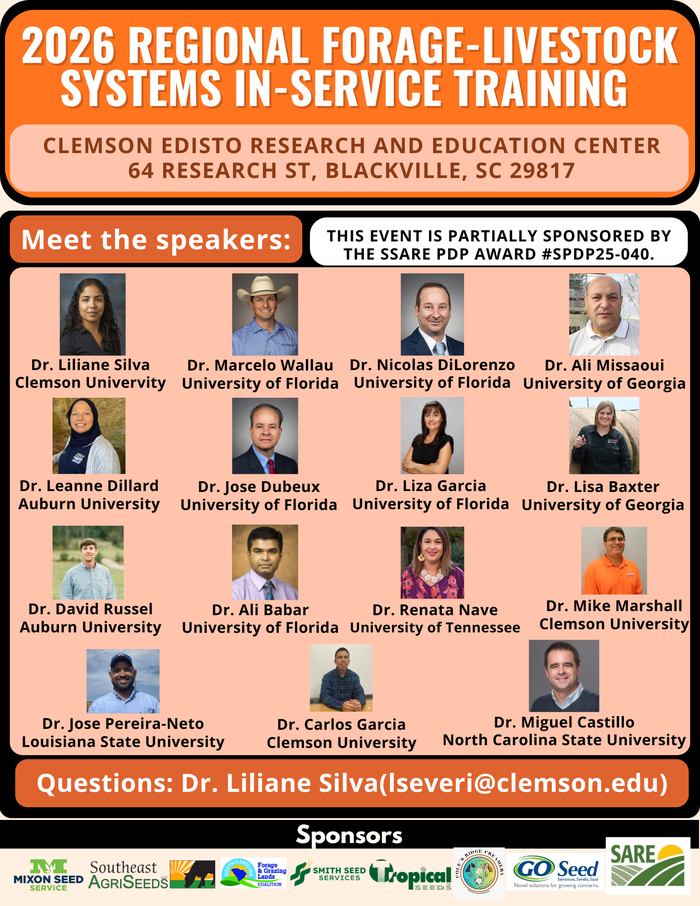 List of all presenters.