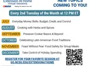 Text with Extension At Home logo and session topics