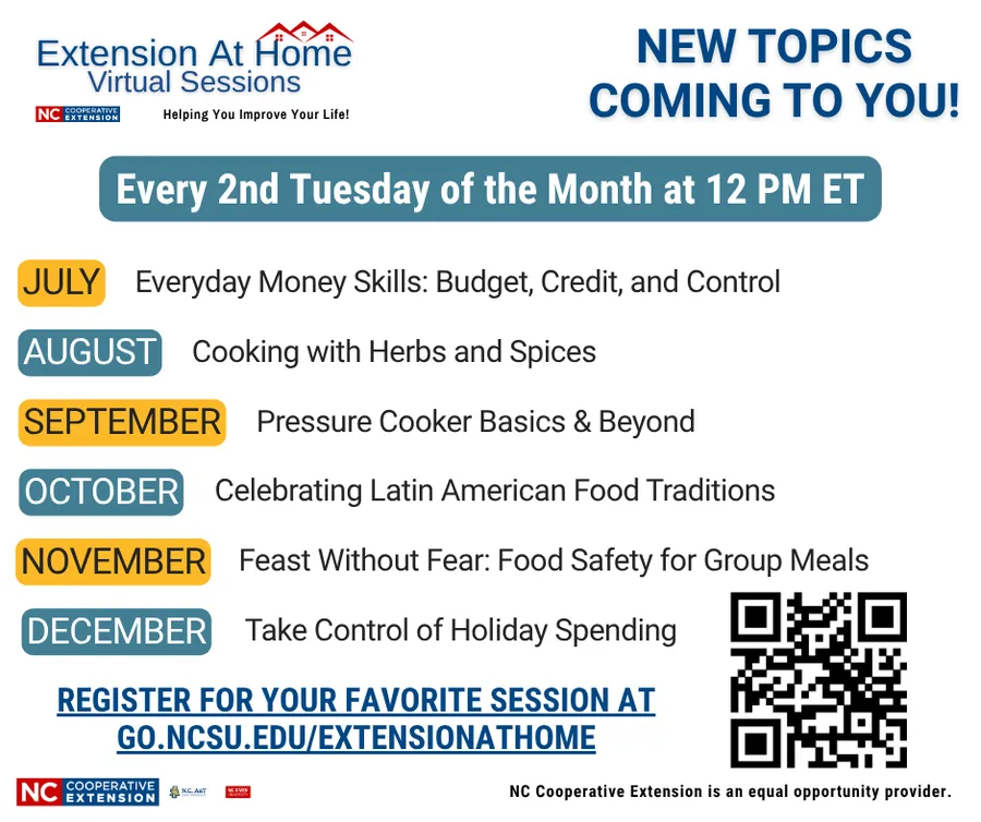 extension at home flyer