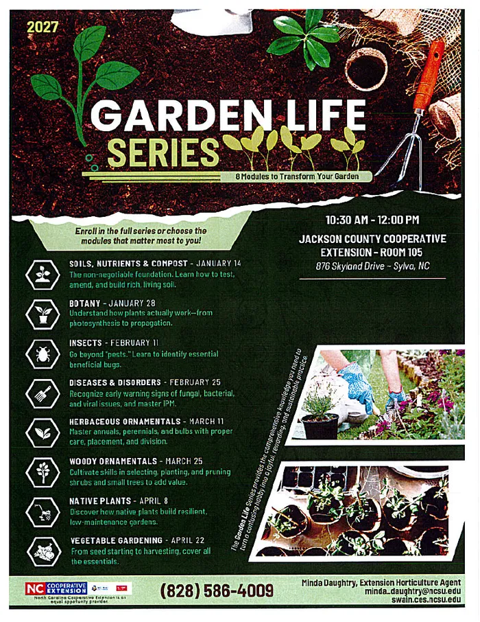 2027 Garden Life Series Flyer