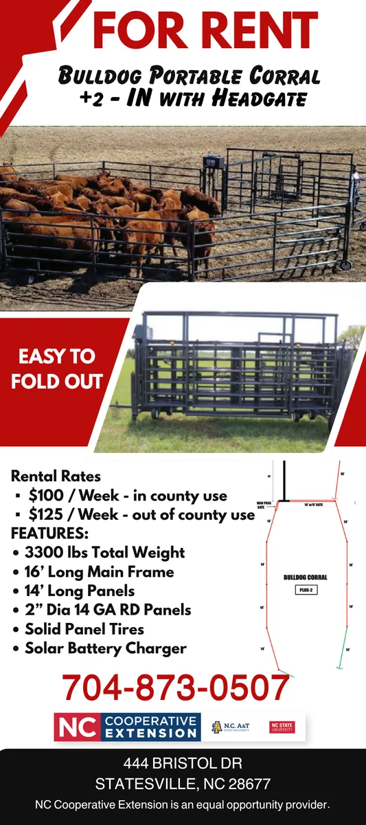 BULLDOG PORTABLE CORRAL+2 - IN WITH HEADGATE