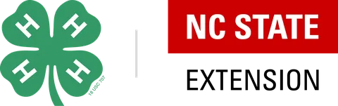 4-H Emblem paired alongside the NC State Extension logo.