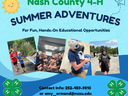 4‑H SUMMER CAMPS — Check back late April 2026; Nash County 4‑H contact 252-459-9810