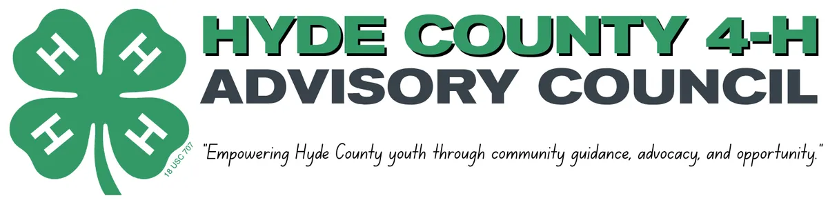 Graphic with 4-H clover and slogan.