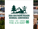 Promo for the 2026 4-H Southern Region Biennial Conference.