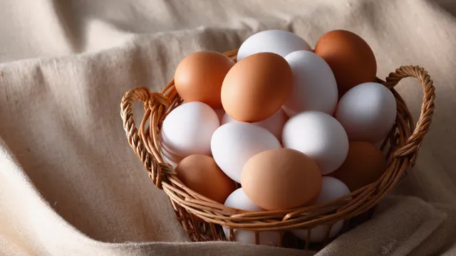 Eggs in a basket