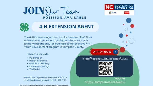 4-H Job Posting