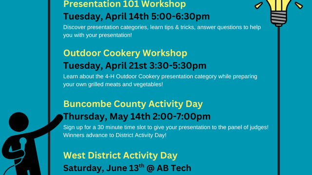 4-H presentations dates