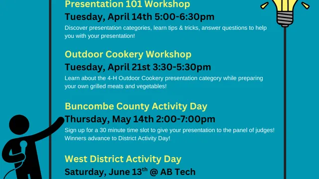 4-H presentations dates