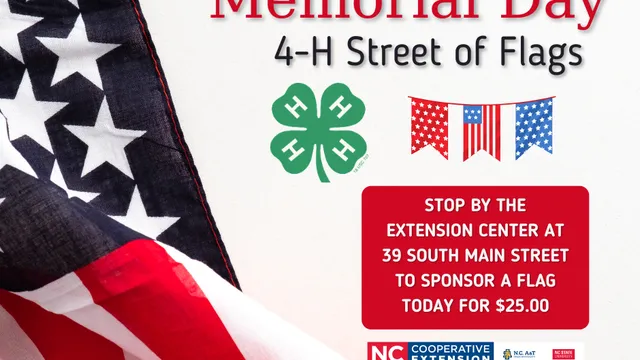 4-H Street of Flags Flyer