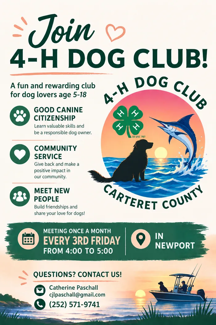 4-H Dog Club Flyer