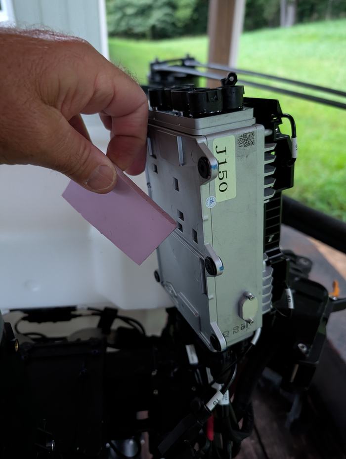 Move the dense foam pad over to the new CPU