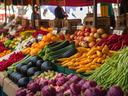 Produce at a Farmers Market