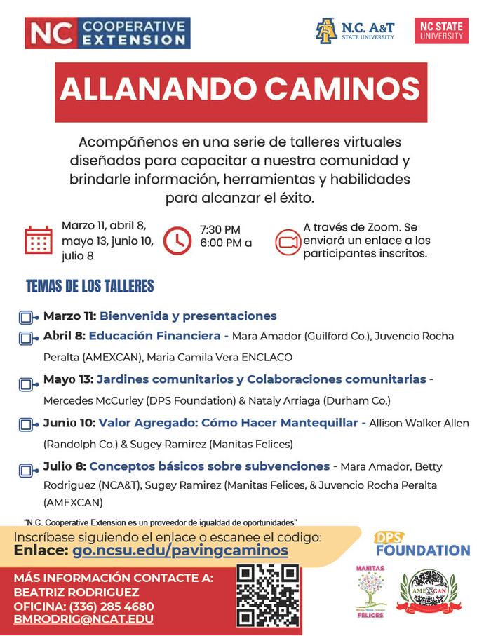Allanandos Caminos Flyer
