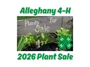 Alleghany 4-H 2026 Plant Sale