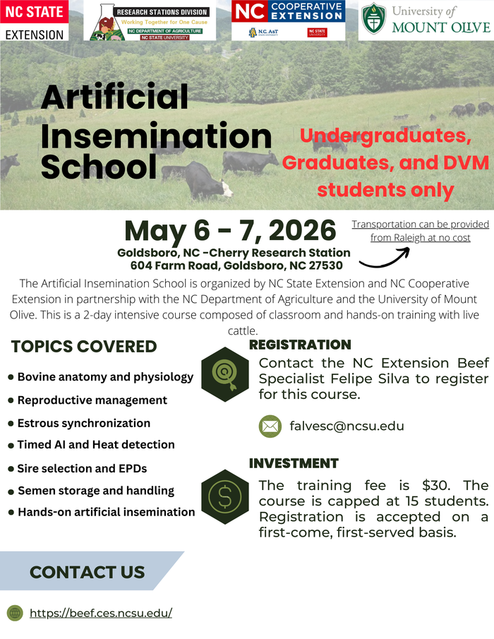 Artificial Insemination School Flyer