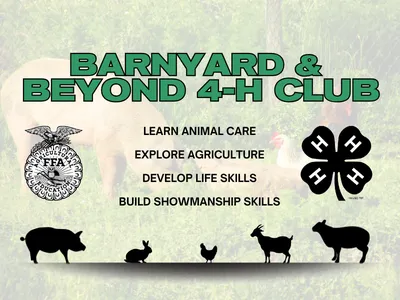 clipart of hog, goat, chicken, rabbit, and lamb.