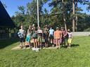 4-H children at camp.