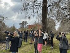 Birders enjoy Burnt Mill Creek during 2025 Creek Week