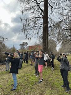 Birders enjoy Burnt Mill Creek during 2025 Creek Week