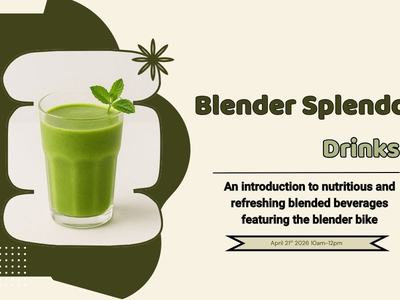 Green smoothie with a mint sprig