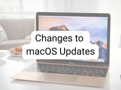 Open MacBook on counter