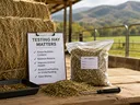 image of hay bale and testing probe