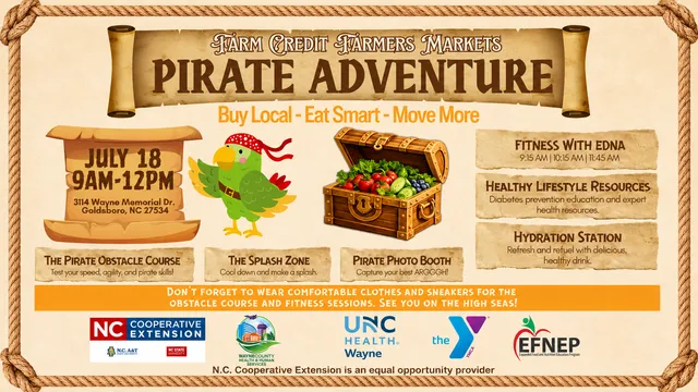 pirate adventure at the market with pirate-themed treasure map paper and a green parrot