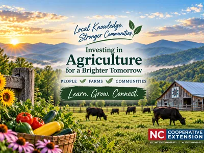 Flyer that promotes upcoming ag programs