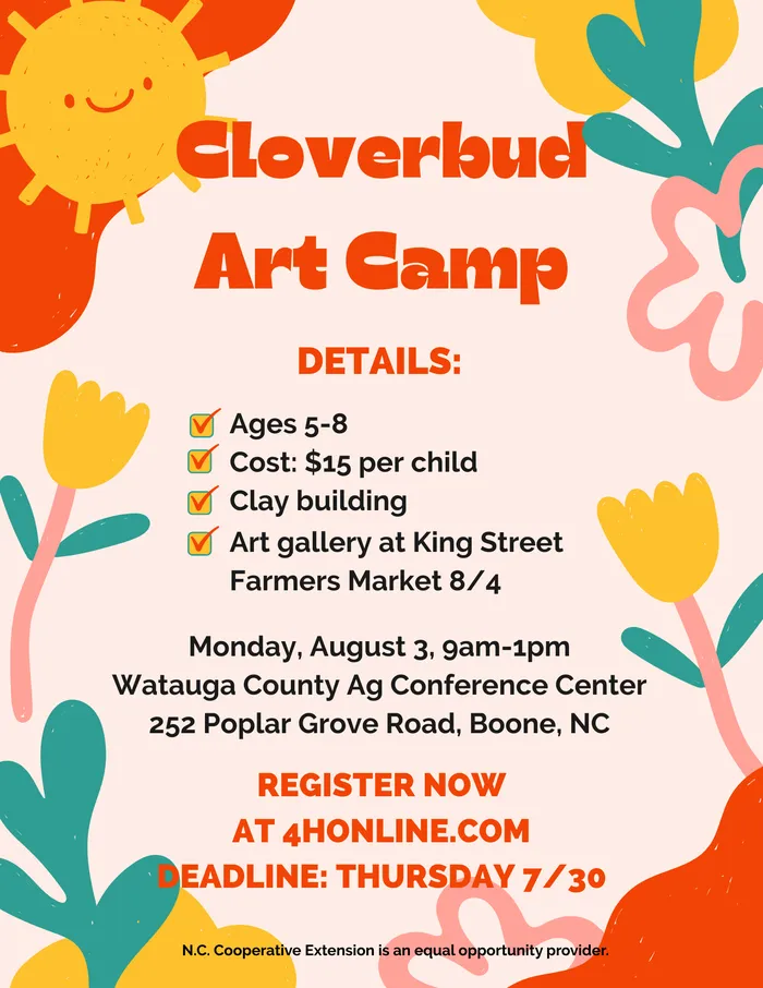 Cloverbud Art Camp
