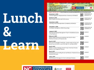 2026-2027 Pesticide CEU Lunch and Learn Series - Online