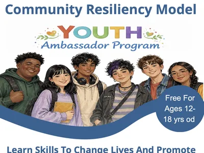 Youth Ambassador Program flyer with dates, location, QR code, and Pitt County 4-H partner logos.