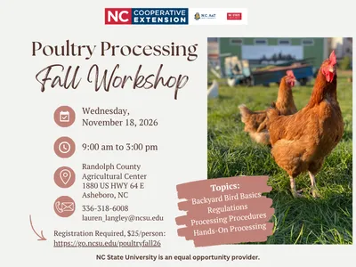 poultry workshop flyer