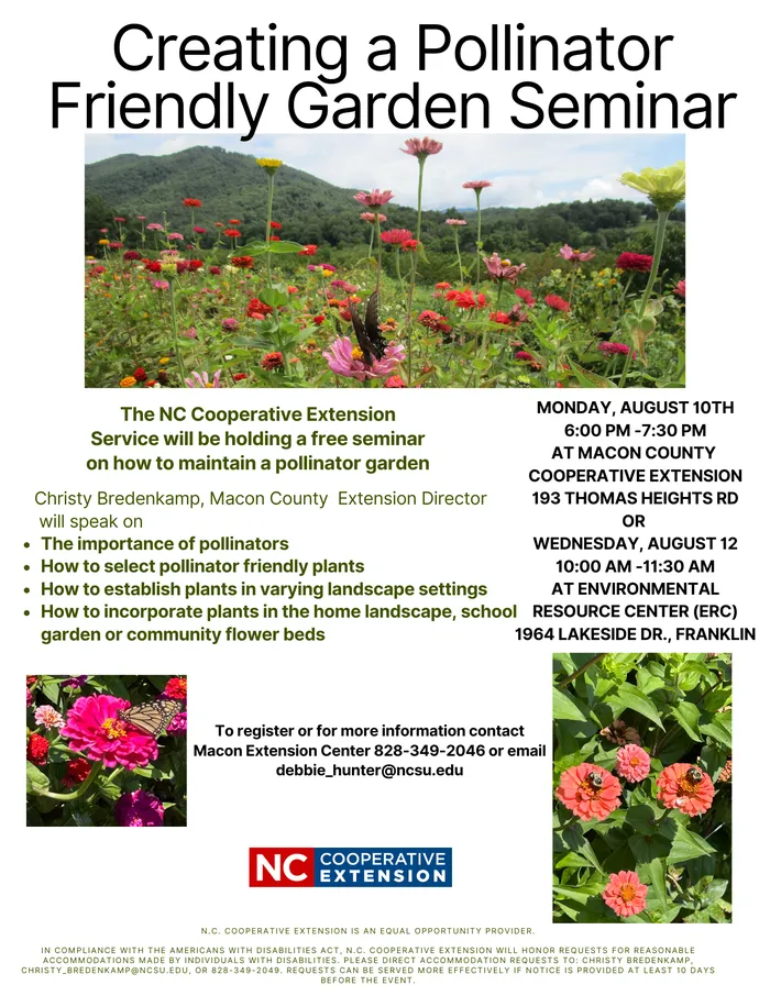 Pollinator Seminar Flyer