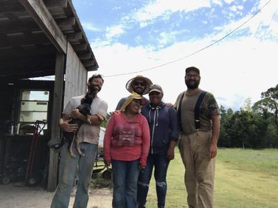Crew at Zanuadu Farms in Onslow County
