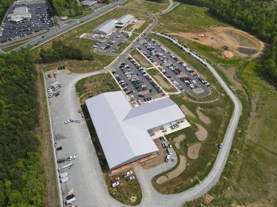 aerial photo of Randolph County Agricultural Center campus