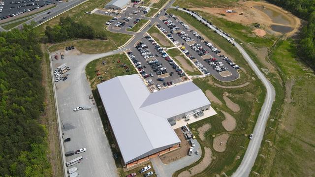 aerial photo of Randolph County Agricultural Center campus