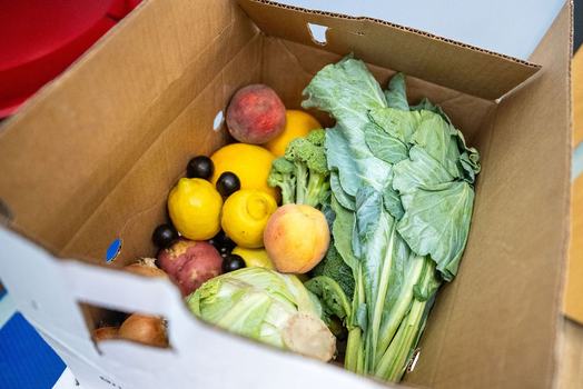Box of fresh produce