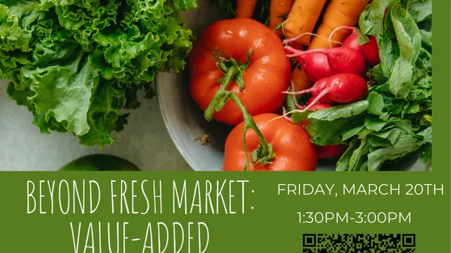 Flyer of Beyond Fresh Market: Value-Added Opportunities for Herbs & Specialty Crops