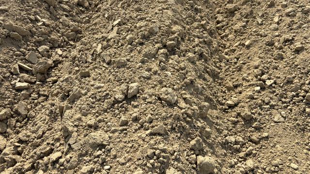 Dry soil near Rocky Mount prior to rainfall