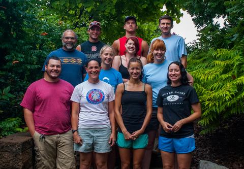 Group photo of 2013 entomology work crew