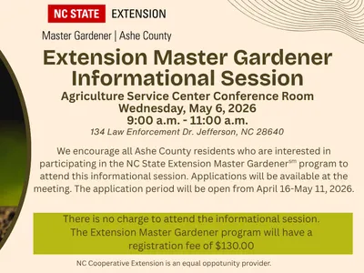 Extension Master Gardener Informational Session