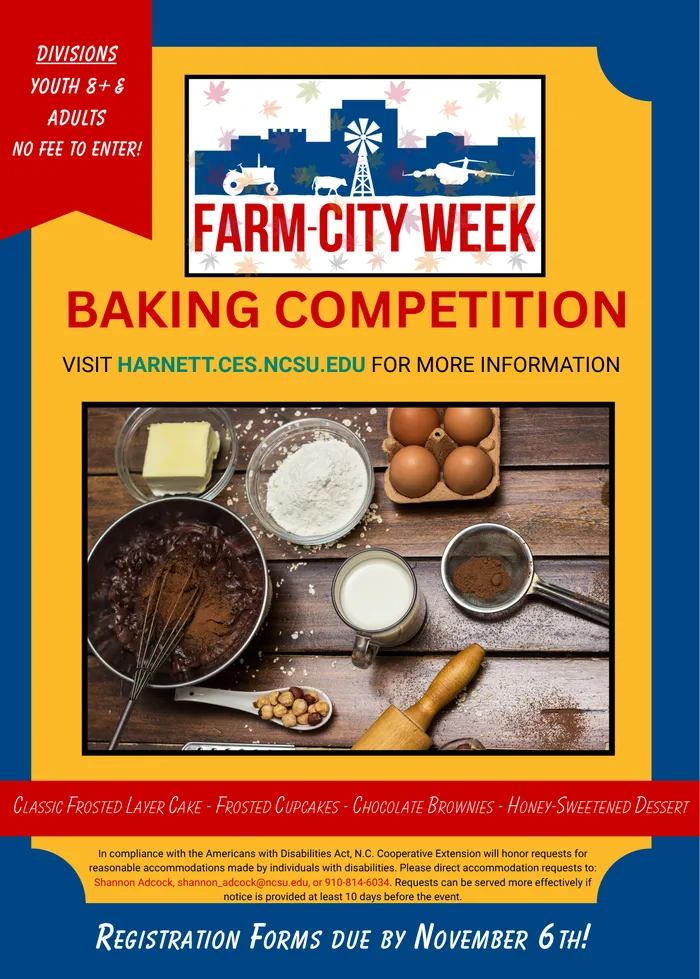 Farm-City Week Baking Competition 2026