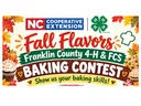 Fall Flavors Franklin County 4-H & FCS Baking Contest, fall leaves and baked goods