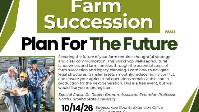 Farm Succession Planning Flyer