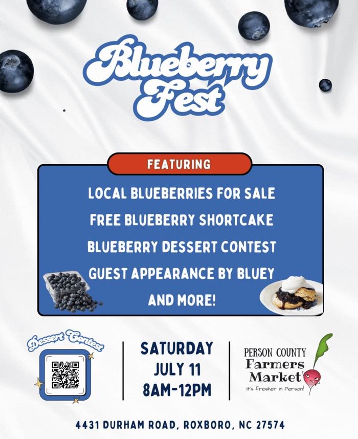 blueberry fest flier