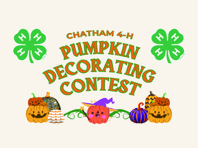 Chatham 4-H Pumpkin Decorating Contest